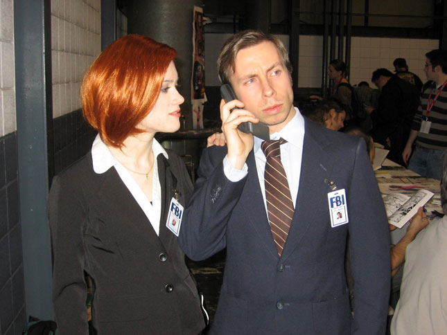 Mulder and Scully.